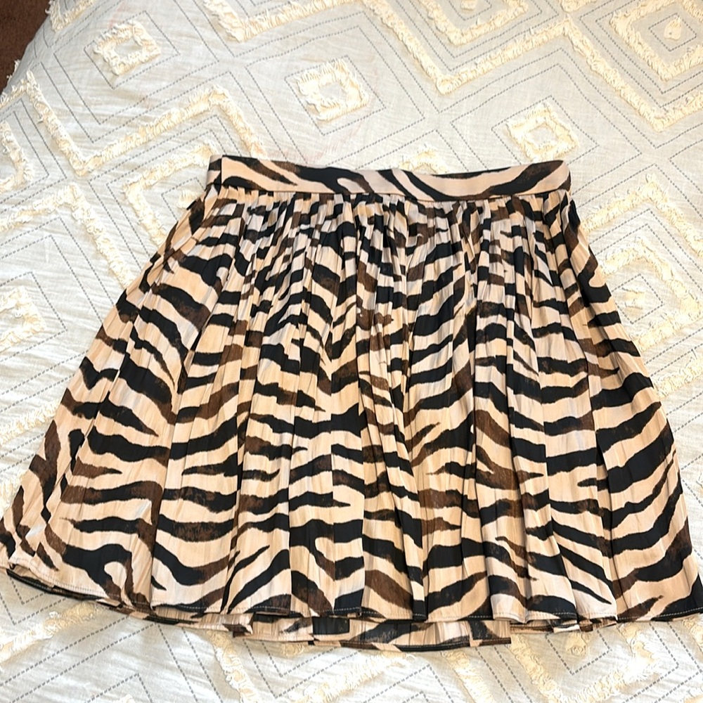 NWT J Crew Leopard Print Skirt